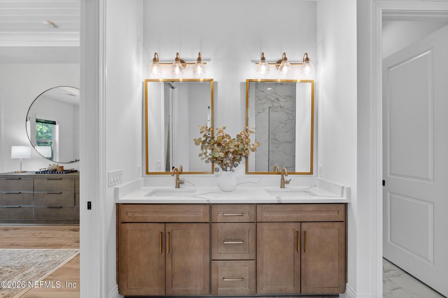 Furnished interior view inside a new home in , Ponte Vedra (Image 40).