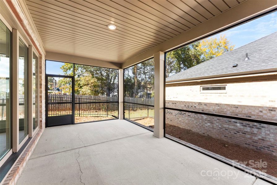 Exterior details and patio area of a home in The Courtyards on New Hope, Gastonia (Image 4).