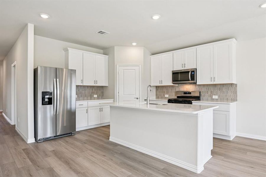 Furnished interior view inside a new home in Lakehaven - Signature Series, Farmersville (Image 8). Furnished interior view inside a new home in Lakehaven - Signature Series, Farmersville (Image 8).