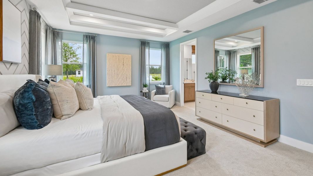 Primary Suite in the Marigold Floor Plan at Haven at Diamond Springs