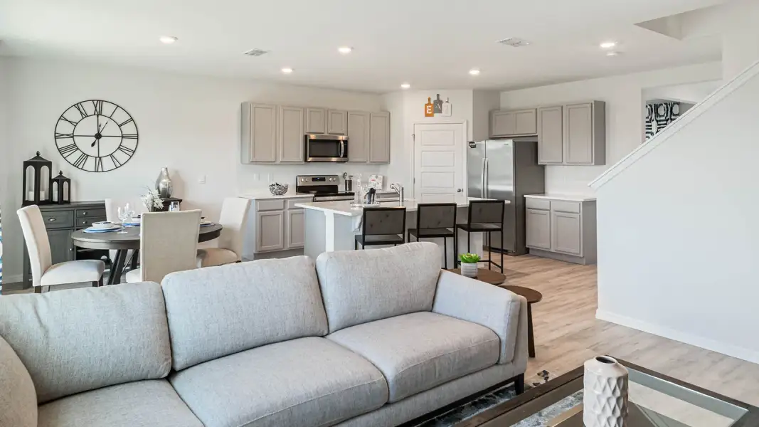 Furnished interior view inside a new home in Crosswinds, Haines City (Image 9). Furnished interior view inside a new home in Crosswinds, Haines City (Image 9).