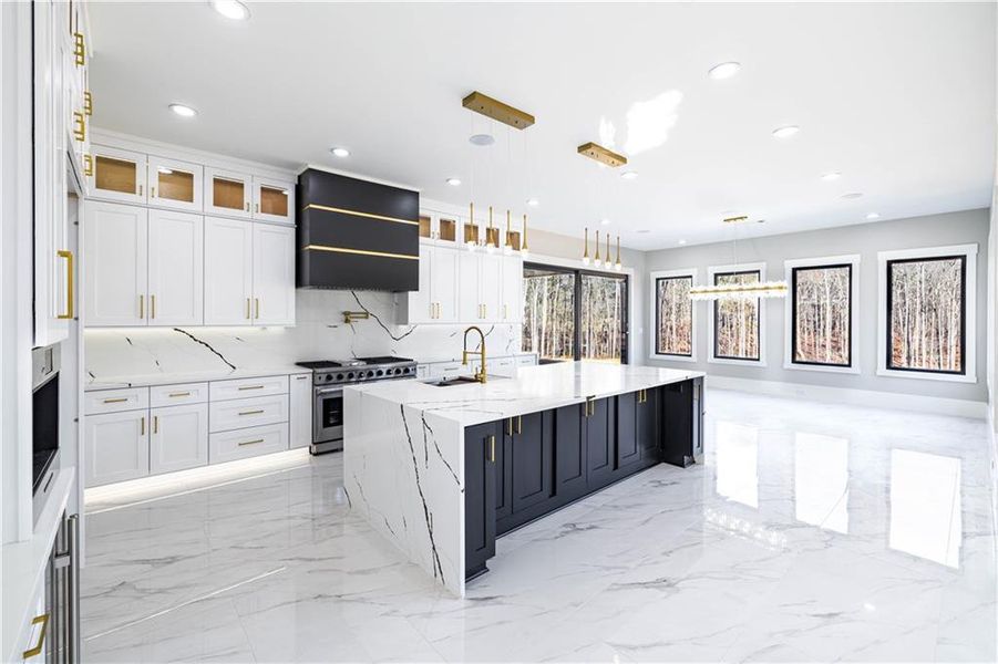 Furnished interior view inside a new home in , Dacula (Image 17).