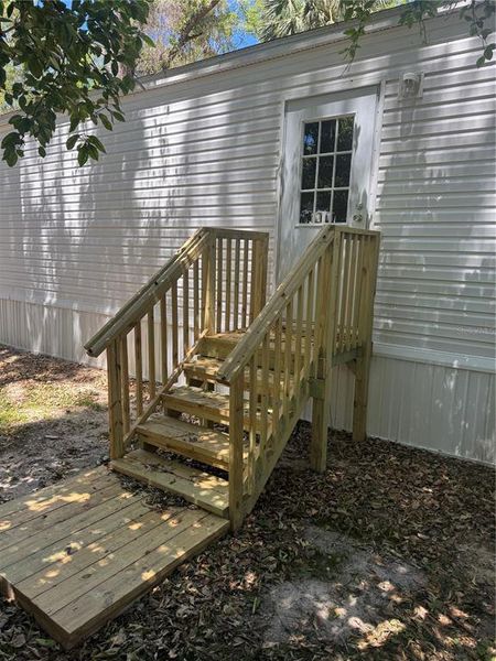 Exterior details and patio area of a home in , Trenton (Image 16).
