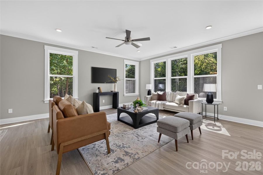 Furnished interior view inside a new home in , Hickory (Image 5). Furnished interior view inside a new home in , Hickory (Image 5).