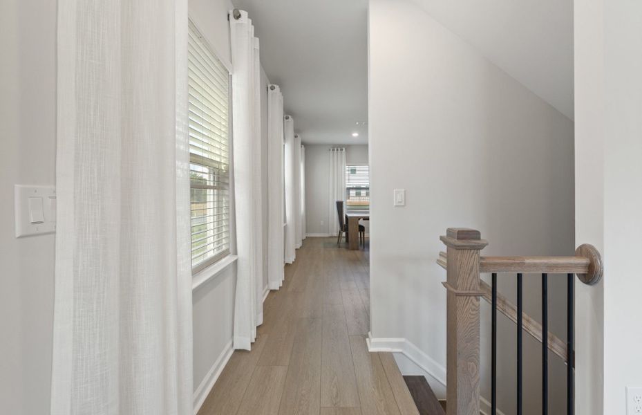 Stairway to second floor Stairway to second floor