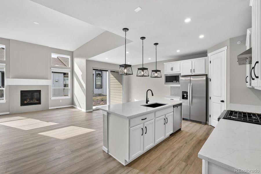 Furnished interior view inside a new home in Deer Creek, Littleton (Image 8).
