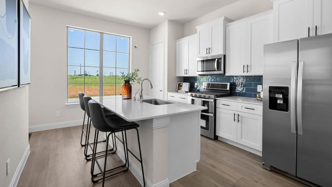 Representative furnished interior of a home built from the Saddlebrook by D.R. Horton in The Avenue, Allen (Image 6). Representative furnished interior of a home built from the Saddlebrook by D.R. Horton in The Avenue, Allen (Image 6).