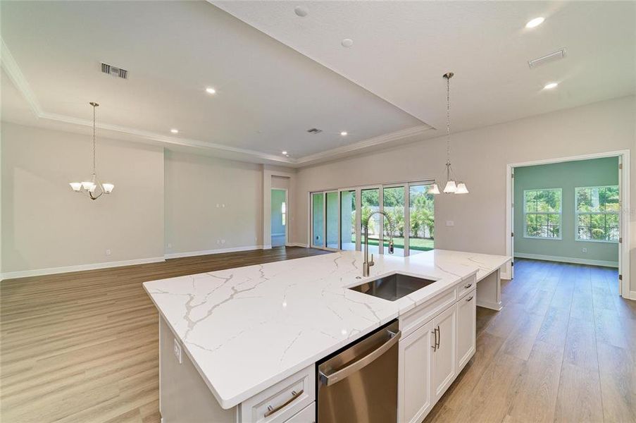 Furnished interior view inside a new home in Crestwood Estates, Valrico (Image 5).