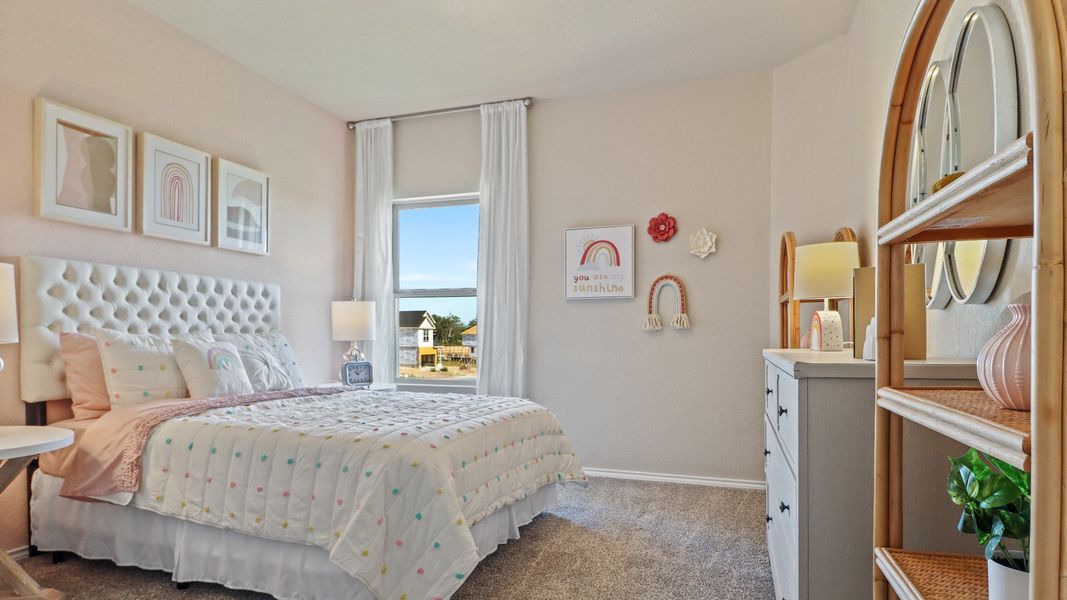 Furnished interior view inside a new home in Somerset Trails, San Antonio (Image 17). Furnished interior view inside a new home in Somerset Trails, San Antonio (Image 17).