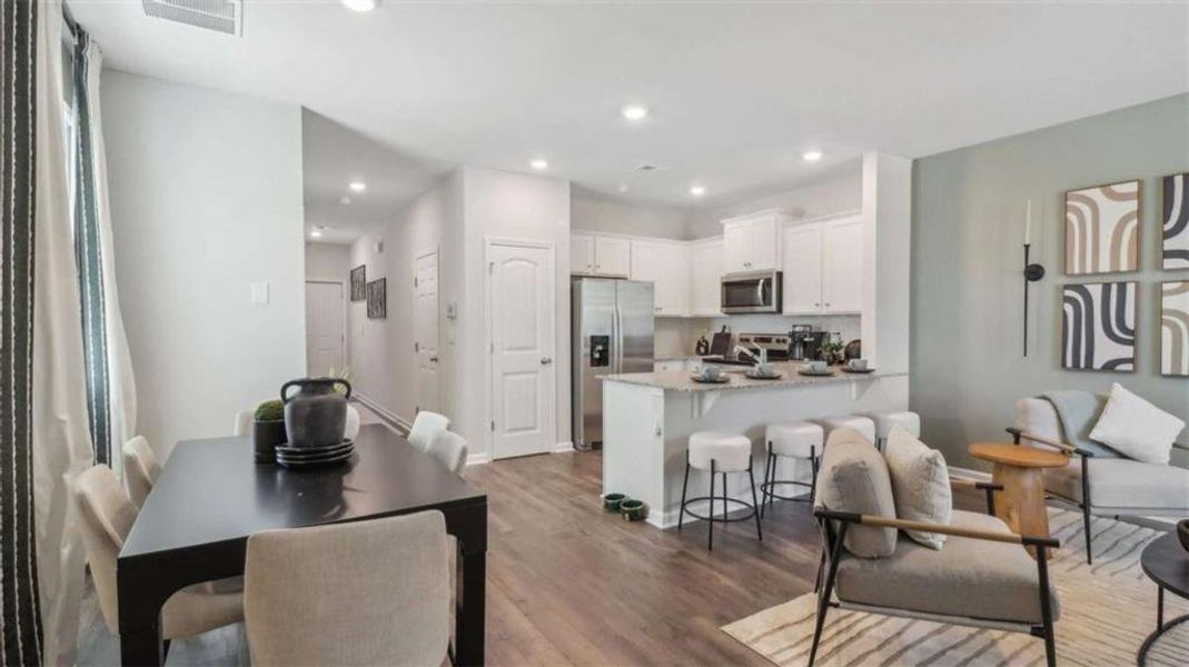 Furnished interior view inside a new home in Wellington Park, Lithonia (Image 35).