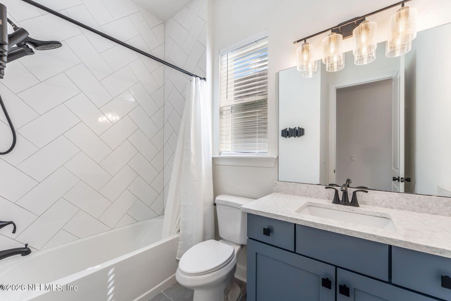 Furnished interior view inside a new home in Palm Crest at Seabrook, Ponte Vedra (Image 34). Furnished interior view inside a new home in Palm Crest at Seabrook, Ponte Vedra (Image 34).