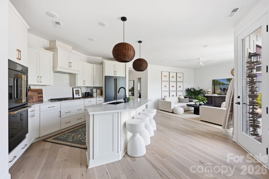 Furnished interior view inside a new home in , Mooresville (Image 13).