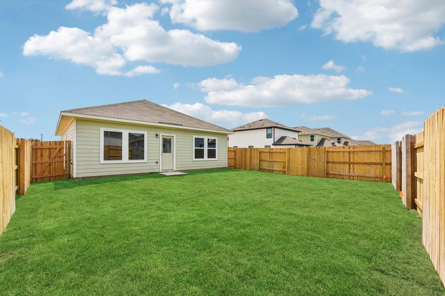 Exterior details and patio area of a home in Cascade, Liberty Hill (Image 19).