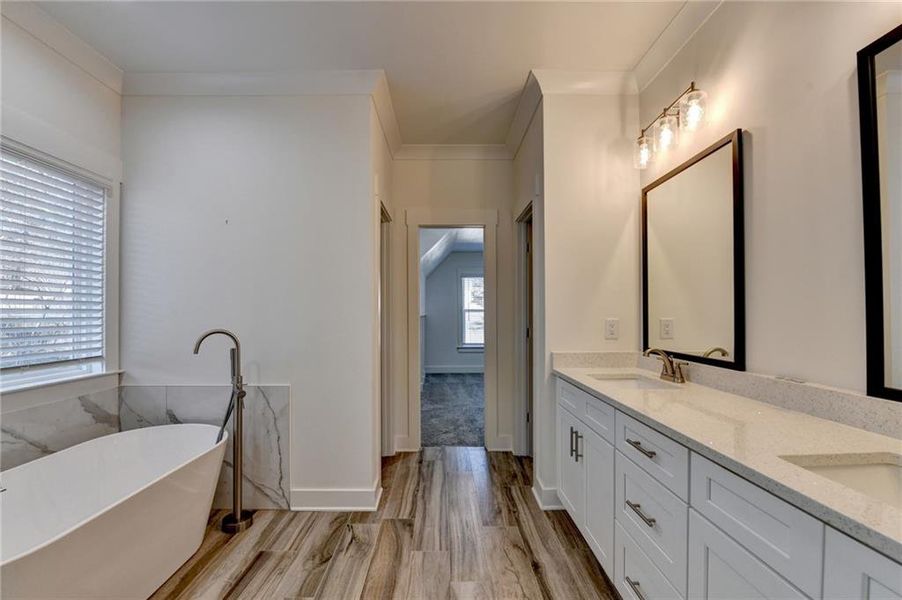 Furnished interior view inside a new home in , Buford (Image 12).