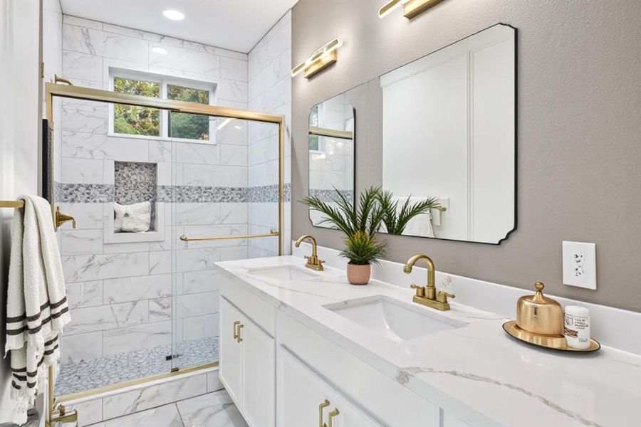 Staged Primary Bathroom