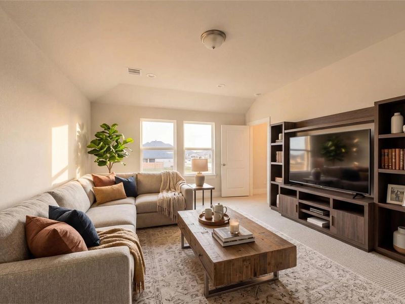 Furnished interior view inside a new home in Lago Mar, Texas City (Image 7).