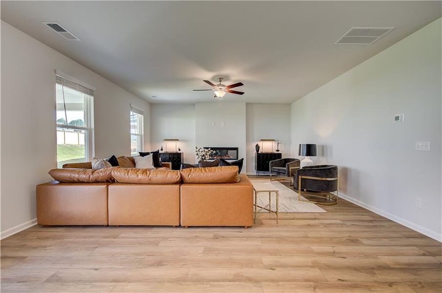 Furnished interior view inside a new home in Bowers Farm, McDonough (Image 8).