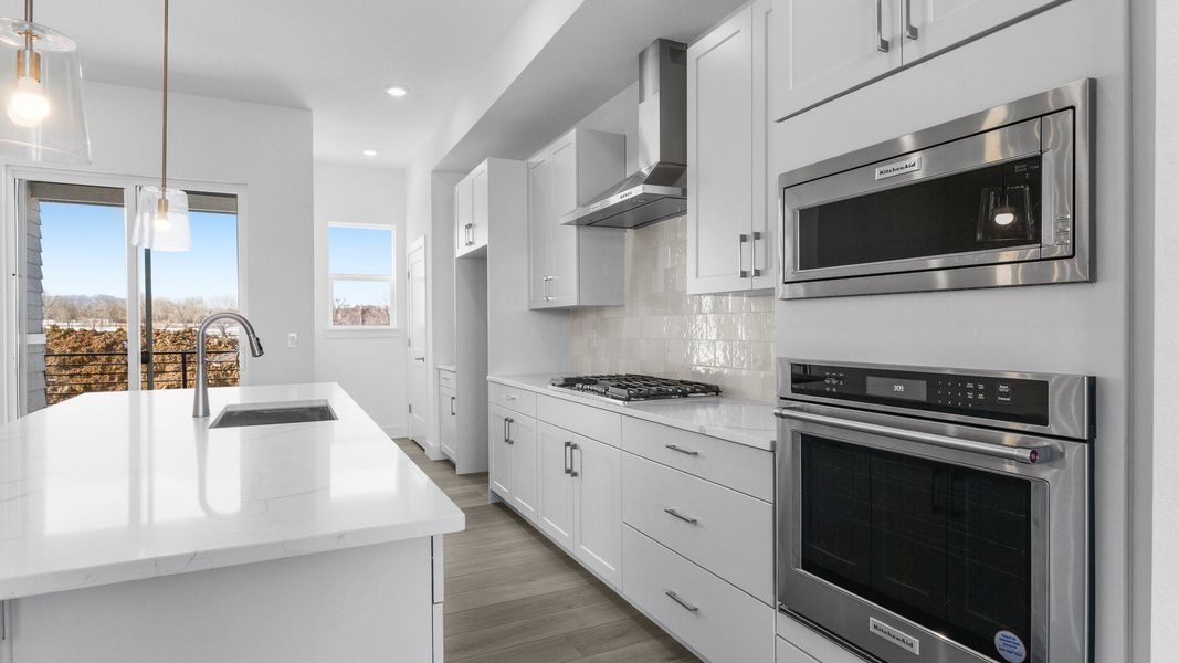 Furnished interior view inside a new home in Dillon Pointe - Skyview, Broomfield (Image 5).