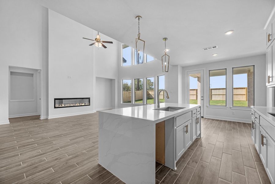 Furnished interior view inside a new home in Sienna, Missouri City (Image 5).