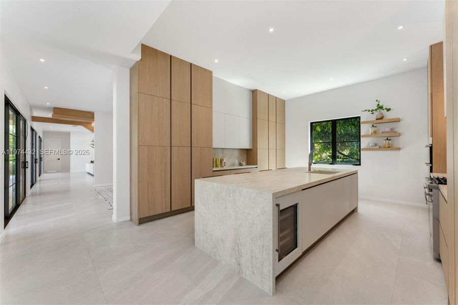 Furnished interior view inside a new home in , Miami (Image 15).