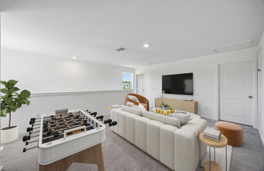 Furnished interior view inside a new home in Windcress, Cove (Image 11).