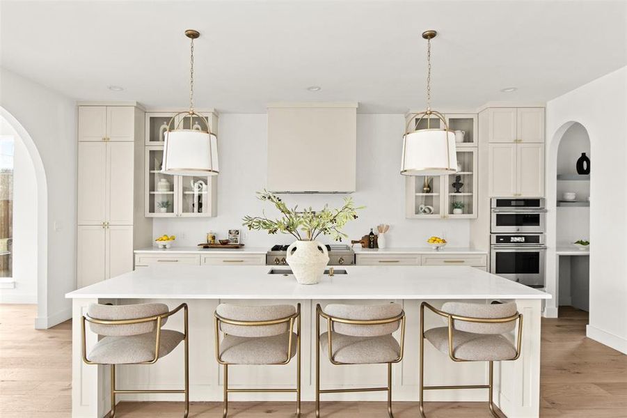 Furnished interior view inside a new home in , Dallas (Image 8).