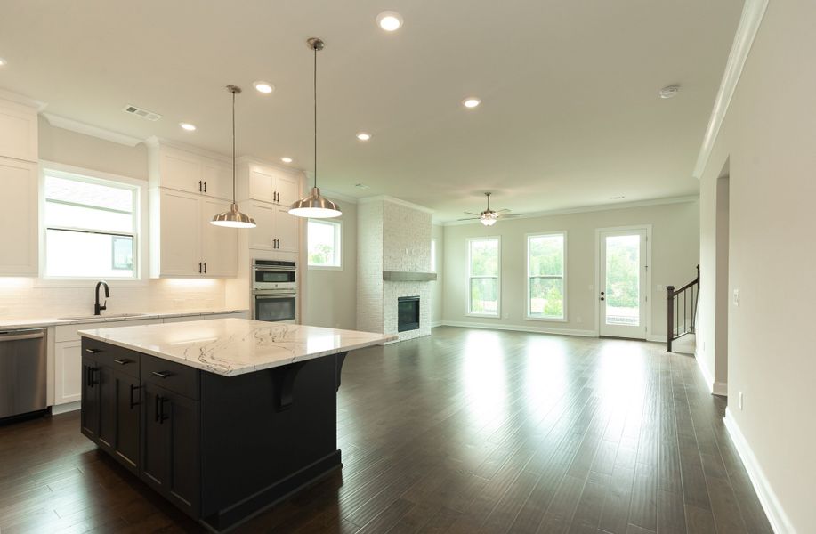 Representative furnished interior of a home built from the The Madilyn by The Providence Group in Waterhaven, Cumming (Image 10).
