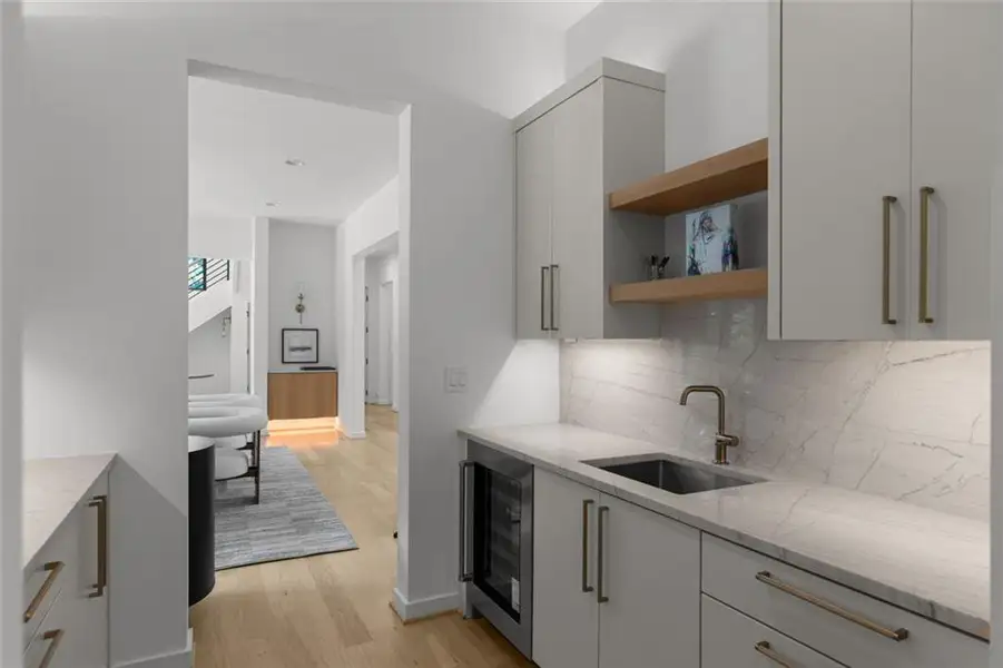 Furnished interior view inside a new home in , Atlanta (Image 32).