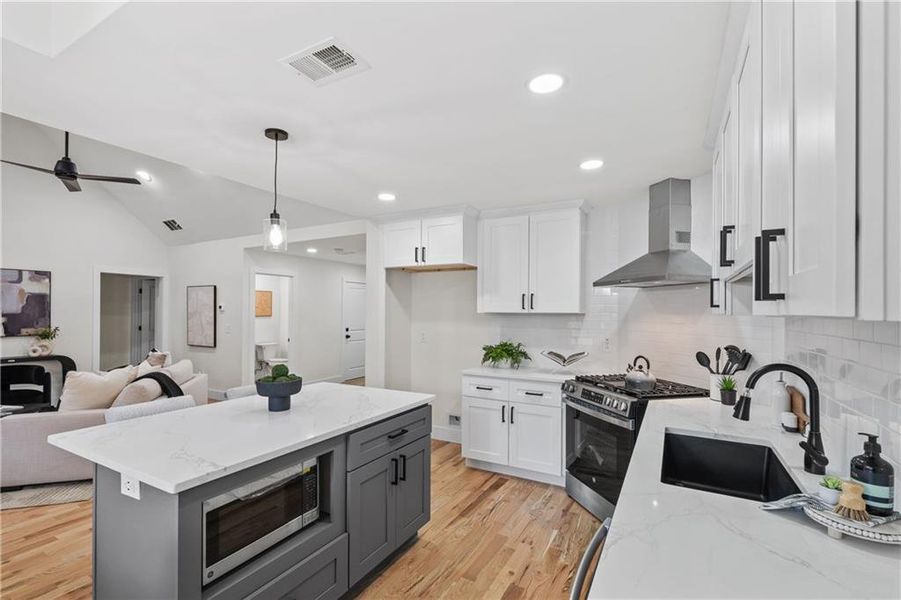 Furnished interior view inside a new home in , Snellville (Image 32).
