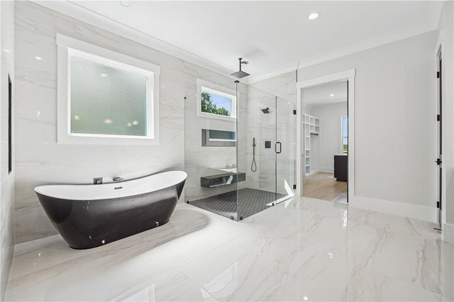 Furnished interior view inside a new home in , Commerce (Image 39).