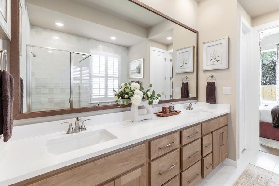 Representative Primary Bathroom - some options shown