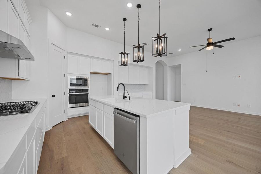 Furnished interior view inside a new home in Lakeside at Tessera on Lake Travis, Lago Vista (Image 10).