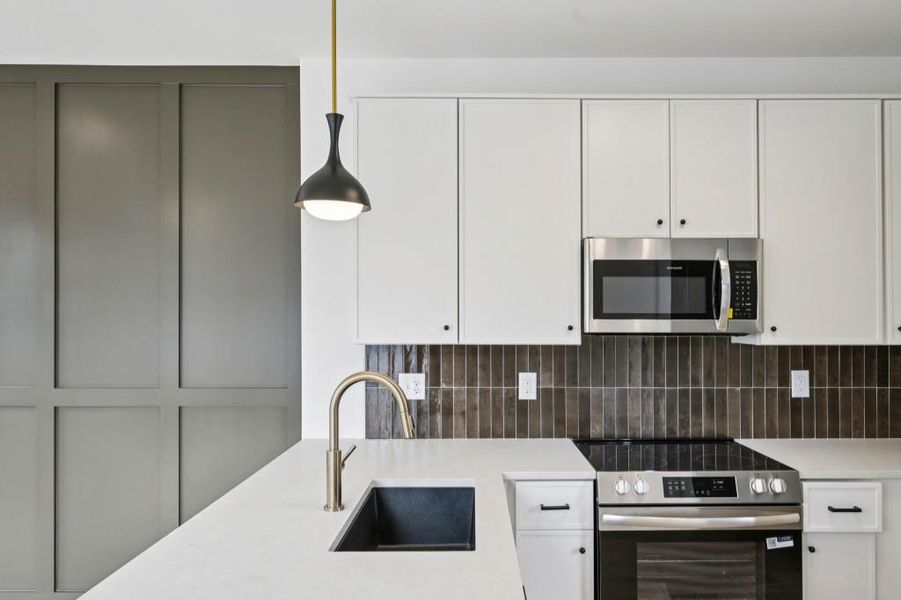 Furnished interior view inside a new home in , Atlanta (Image 15).