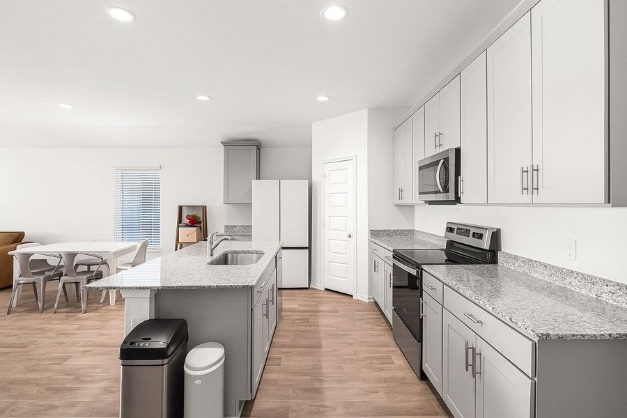 Furnished interior view inside a new home in , Sealy (Image 13).