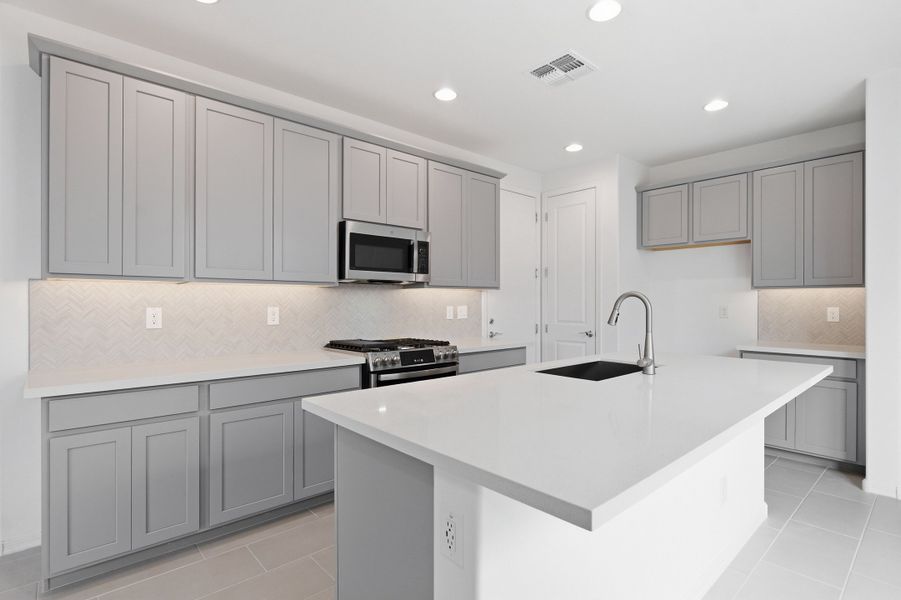 Furnished interior view inside a new home in Hawes Crossing, Mesa (Image 5).
