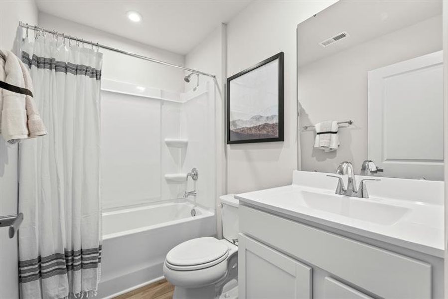 Representative furnished interior of a home built from the Fairview by Ryan Homes in Oakwood Trace, Fairburn (Image 31).