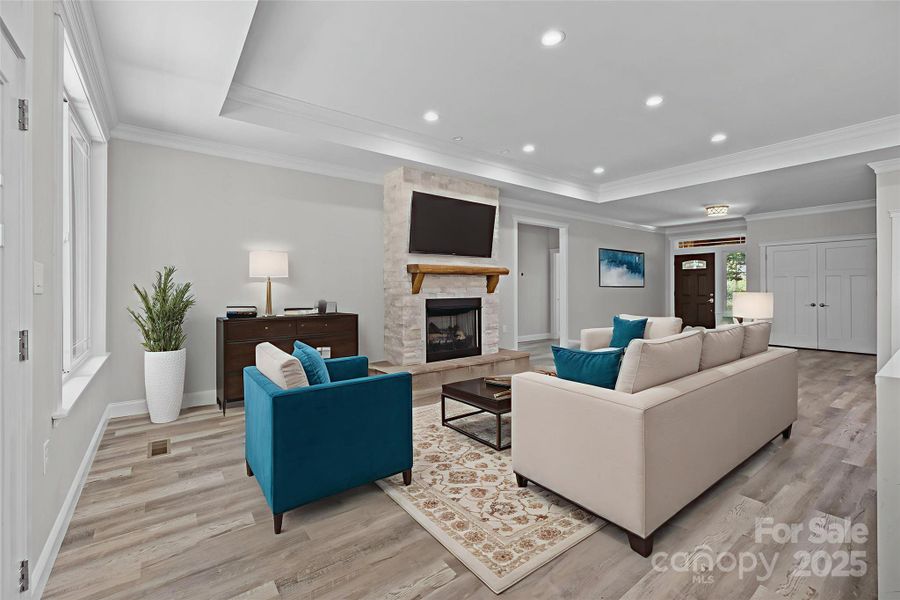 Furnished interior view inside a new home in , Rock Hill (Image 12).