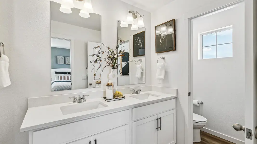 Furnished interior view inside a new home in The Ridge at Lorson Ranch, Colorado Springs (Image 12).