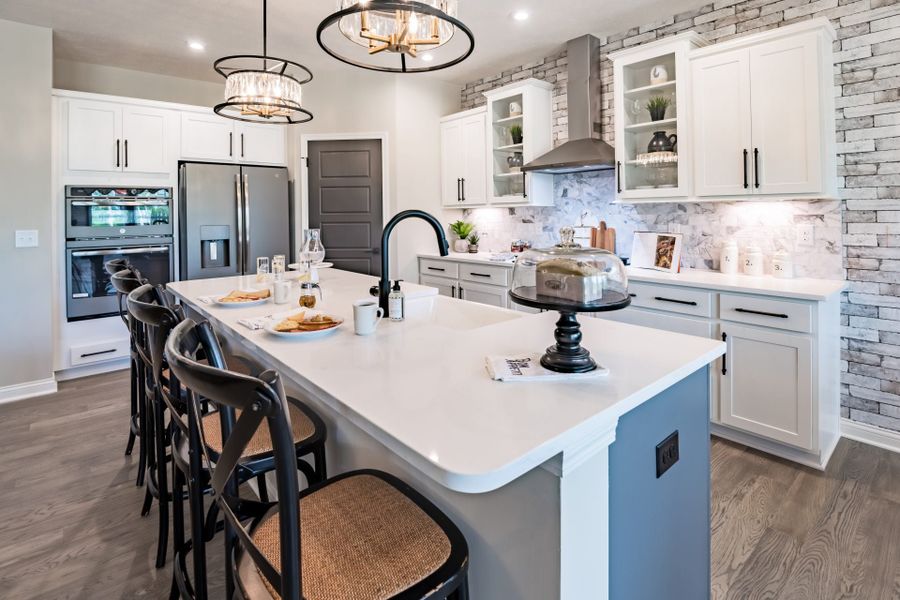 Representative furnished interior of a home built from the Maxwell by Fischer Homes in Easton Park, Dallas (Image 4).