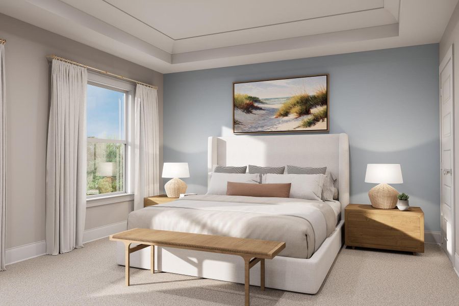 Furnished interior view inside a new home in Rivers Reach, Yemassee (Image 12).