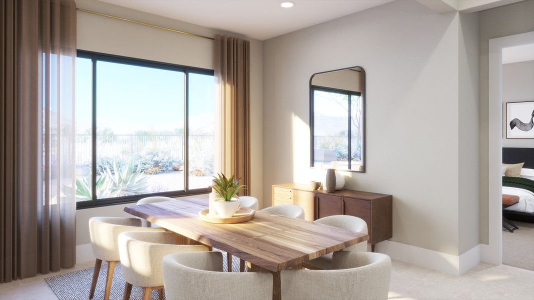 Furnished interior view inside a new home in Estates at Kings Ranch, Gold Canyon (Image 14).