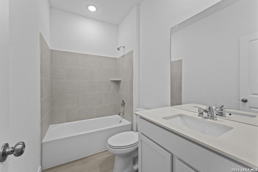 Furnished interior view inside a new home in Brookmill, San Antonio (Image 11).