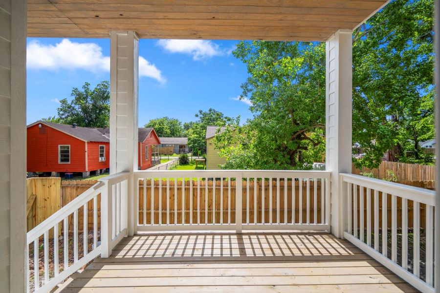 Covered patio space Covered patio space