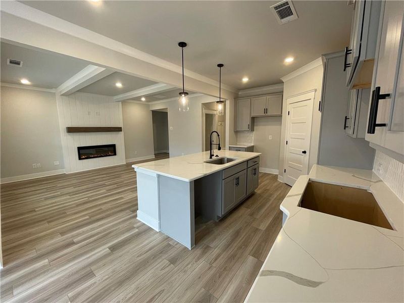 Furnished interior view inside a new home in Summerlin, Winder (Image 6).