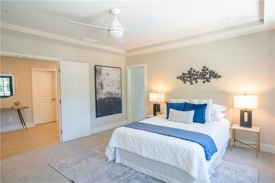 Furnished interior view inside a new home in , Snellville (Image 19).