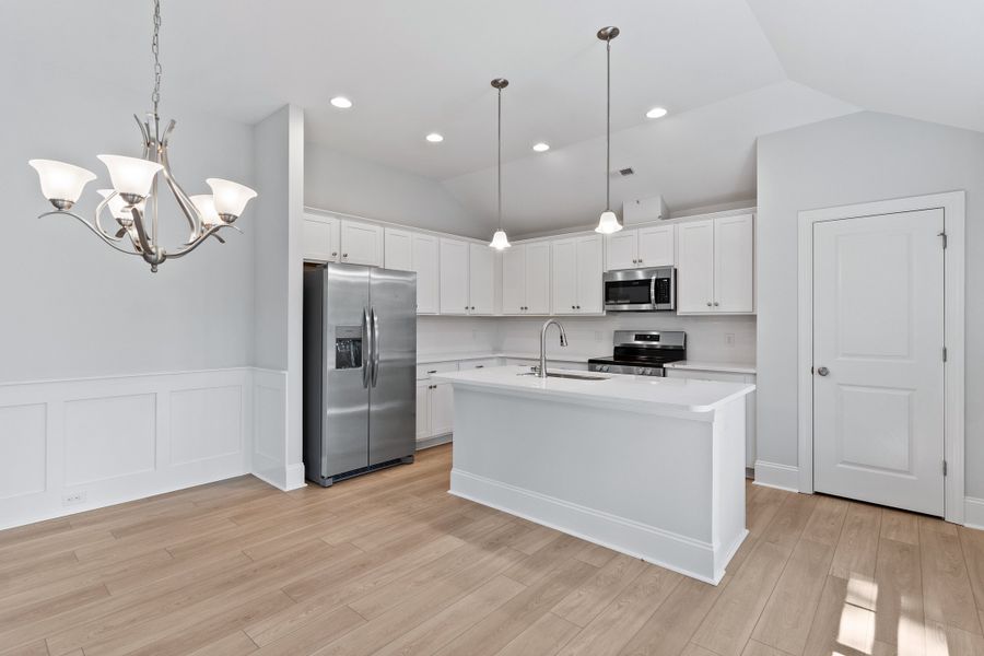 Representative furnished interior of a home built from the Sand Dune by Bill Clark Homes in Osprey Landing, Southport (Image 6).