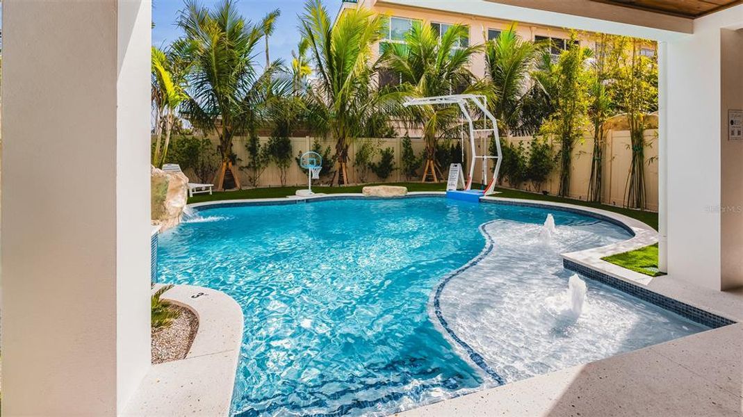 Exterior details and patio area of a home in , Sarasota (Image 25).