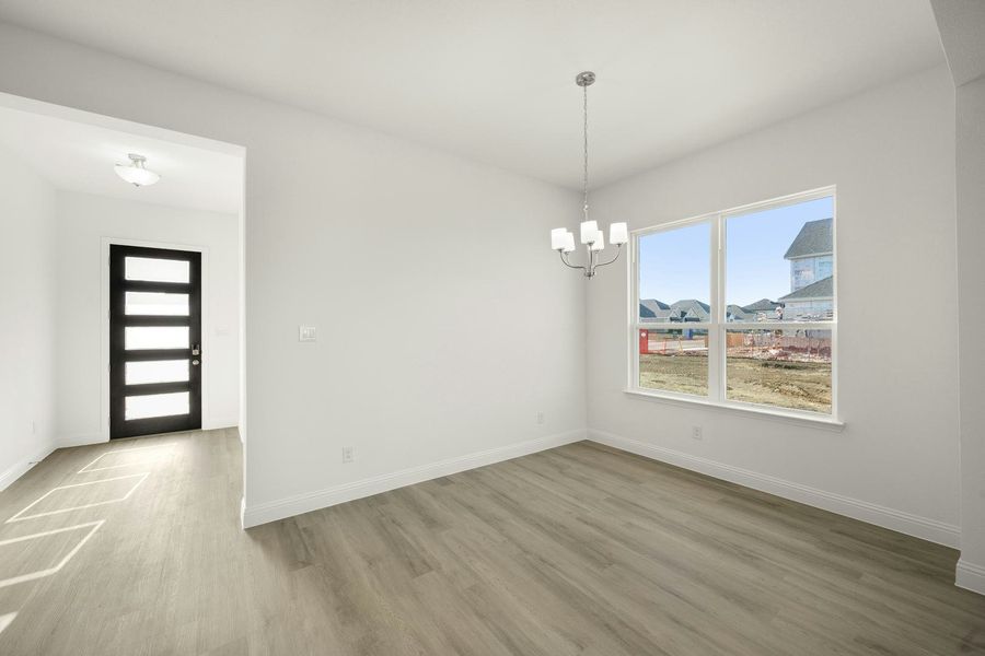 Representative unfurnished interior of a home built from the Cherry by Kindred Homes in Kentsdale Farms, DeSoto (Image 57).