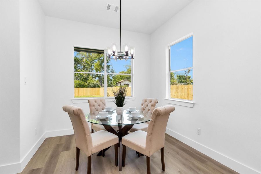 Furnished interior view inside a new home in , Houston (Image 12).