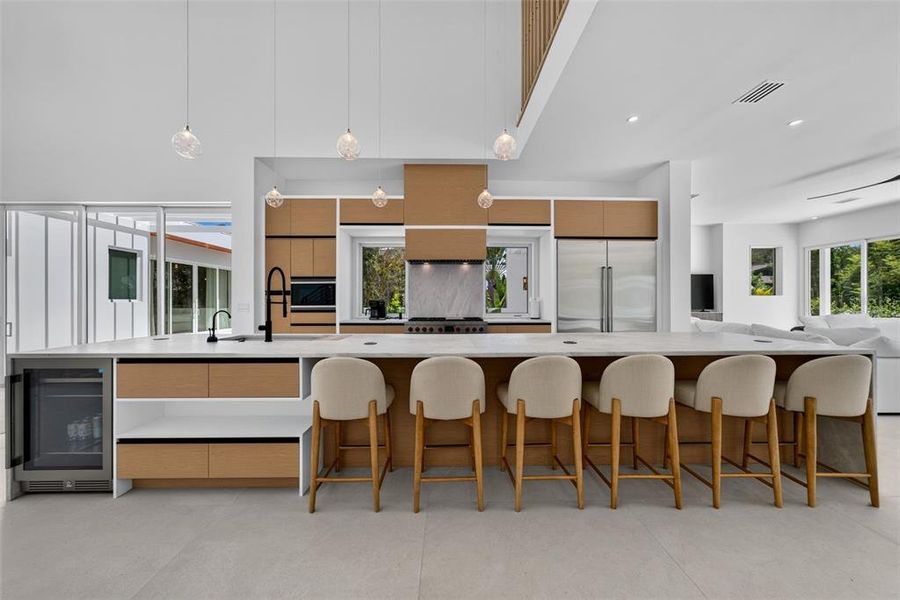 Furnished interior view inside a new home in , Sarasota (Image 8).